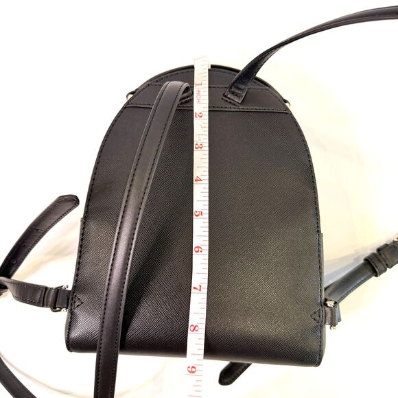 Kate Spade Schuyler Mini Backpack Black Saffiano - Picture 9 of 9